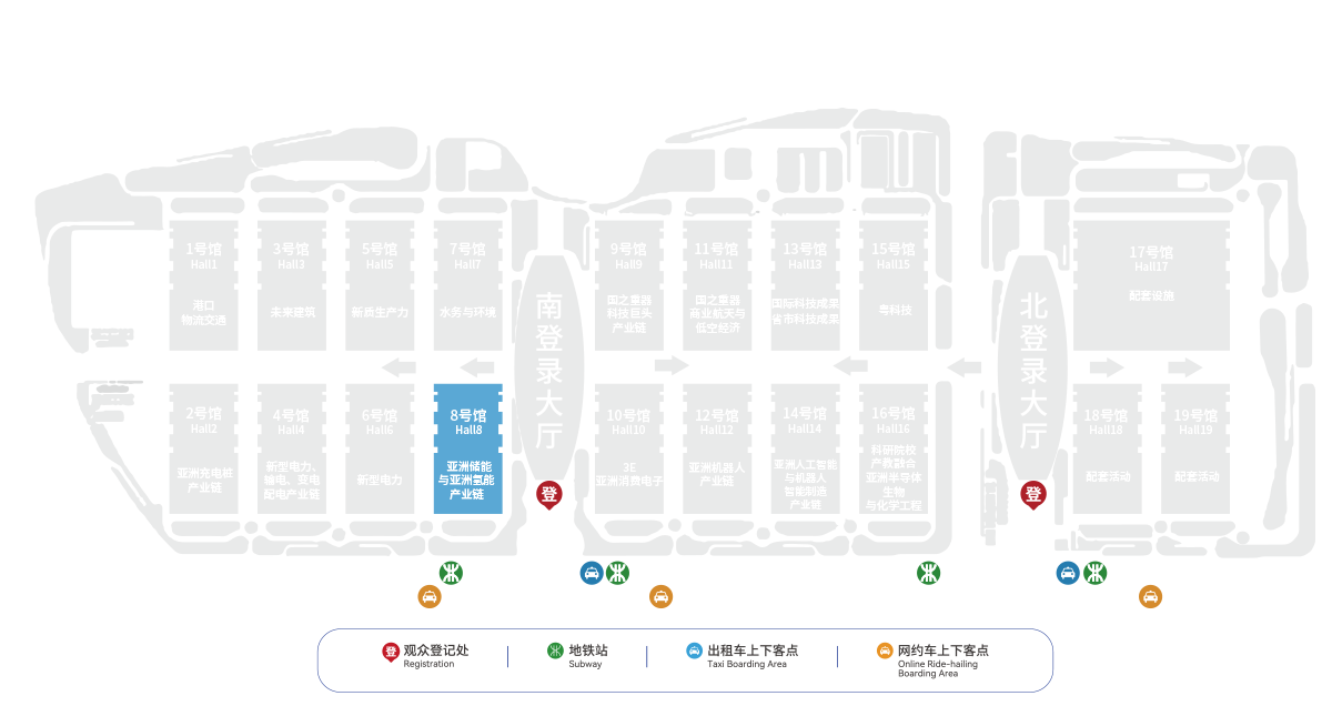 场馆分布图(待替换为正式平面图)